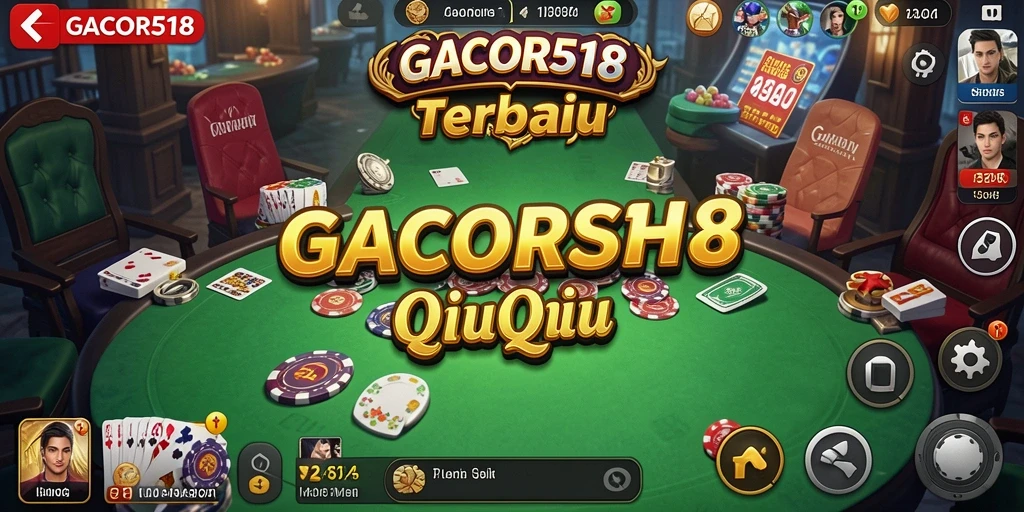 Tampilan seru gameplay GACOR518 dalam permainan QiuQiu.