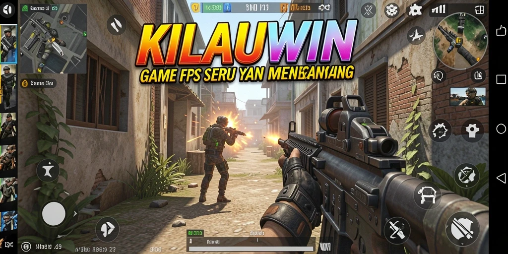 Tampilan gameplay KILAUWIN dengan aksi tembak-menembak yang mendebarkan.