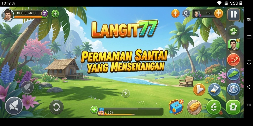 Gambaran gameplay menarik dalam LANGIT77 yang penuh warna.