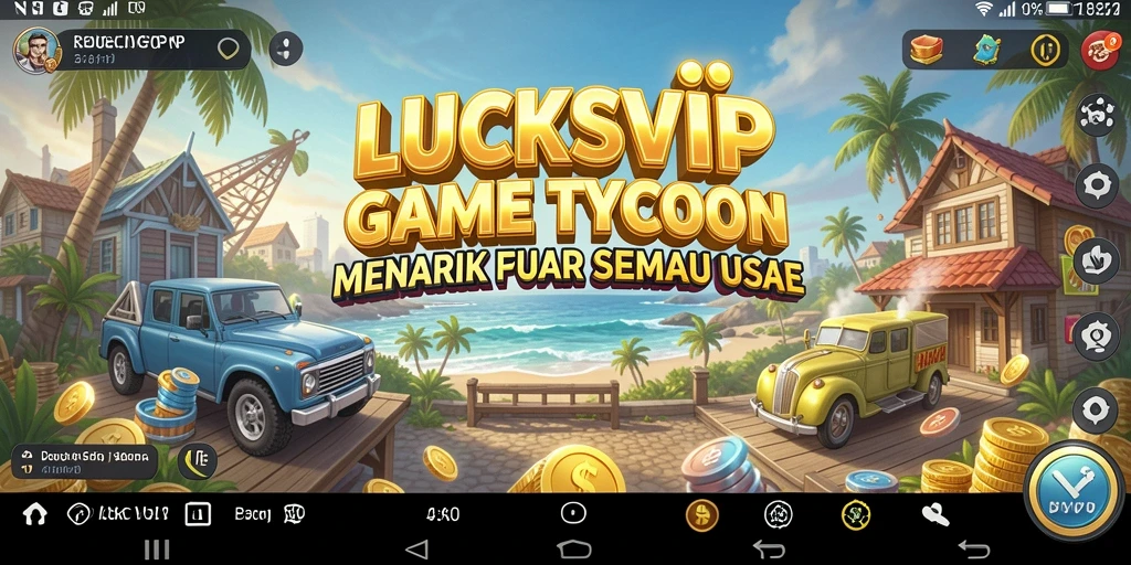 Tampilan gameplay LUCKSVIP yang menarik dalam pengelolaan bisnis.