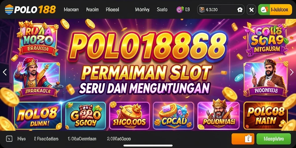 Tampilan gameplay Slot POLO188 yang memukau dan mengasyikkan.