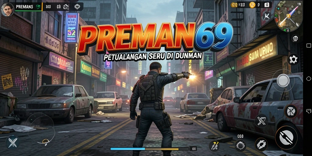Tampilan gameplay petualangan menarik di PREMAN69.