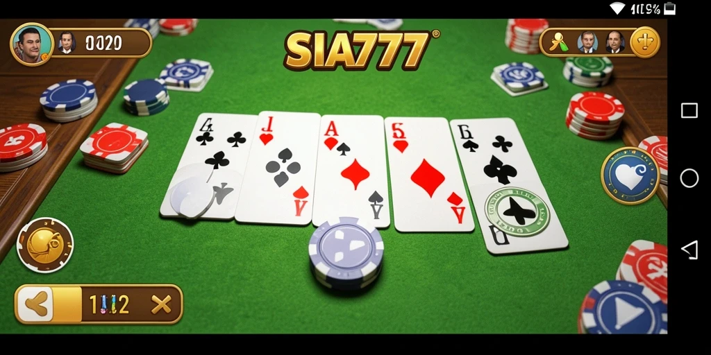 Screenshot yang menampilkan gameplay Gaple yang seru.